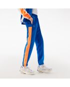 Ensemble de survêtement Tennis col banane royaume/orange eclatant-f