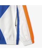 Ensemble de survêtement Tennis col banane royaume/orange eclatant-f