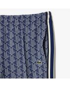 Joggingbroek van methyleen/meel met Parijse monogram