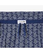 Joggingbroek van methyleen/meel met Parijse monogram