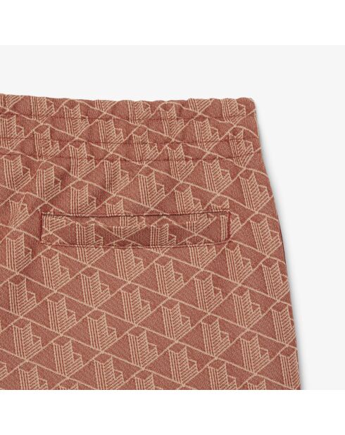 Jogginghose Iberis/Latte mit Pariser Monogramm