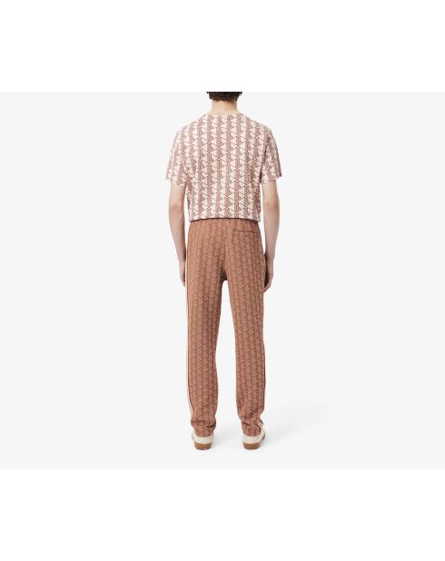 Jogginghose Iberis/Latte mit Pariser Monogramm