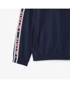 Sportliche Jacke im Colorblock-Design mit marineblauen/Grenadinestreifen