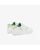 Sneakers T-Clip Set in pelle bianca/verde chiaro
