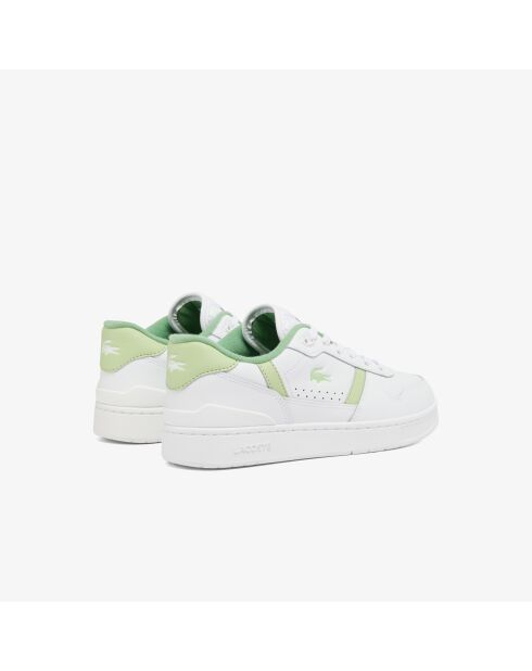 Sneakers T-Clip Set in pelle bianca/verde chiaro