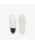 Sneakers T-Clip Set in pelle bianca/verde chiaro