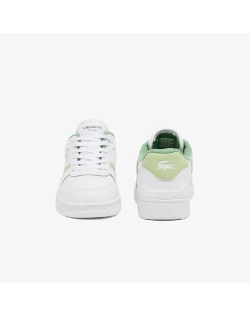 Sneakers T-Clip Set in pelle bianca/verde chiaro