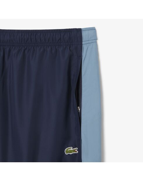 Marineblauw/Limestone-Creek lichte waterafstotende joggingbroek