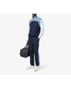 Marineblauw/Limestone-Creek lichte waterafstotende joggingbroek