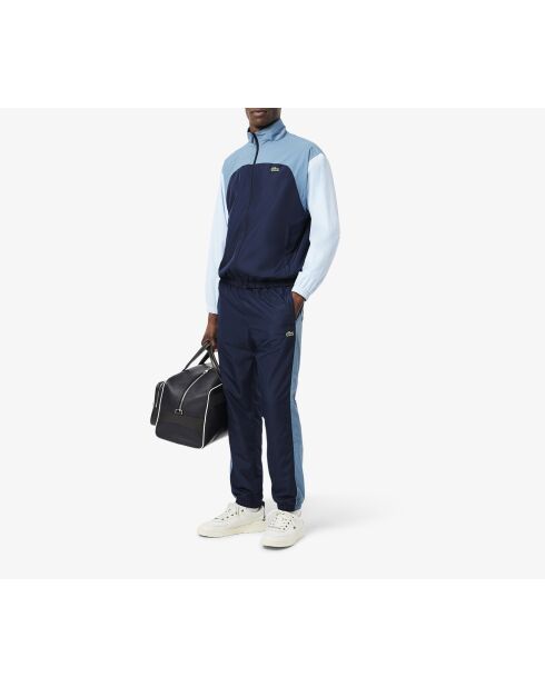 Marineblauw/Limestone-Creek lichte waterafstotende joggingbroek