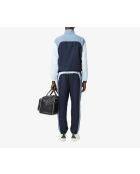 Marineblauw/Limestone-Creek lichte waterafstotende joggingbroek