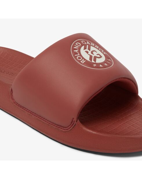 Serve Slide 1.0 Roland-Garros Edition Dunkelorange/Cremefarbene Slides