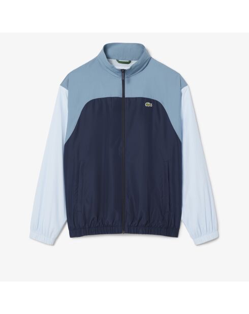 Wasserabweisendes Colorblock-Sweatshirt in Navy/Limest/Stream