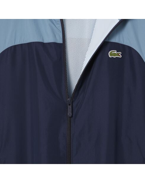 Wasserabweisendes Colorblock-Sweatshirt in Navy/Limest/Stream