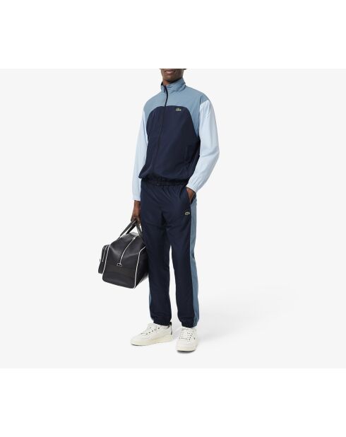 Wasserabweisendes Colorblock-Sweatshirt in Navy/Limest/Stream