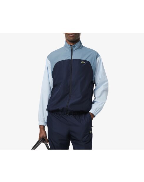 Wasserabweisendes Colorblock-Sweatshirt in Navy/Limest/Stream