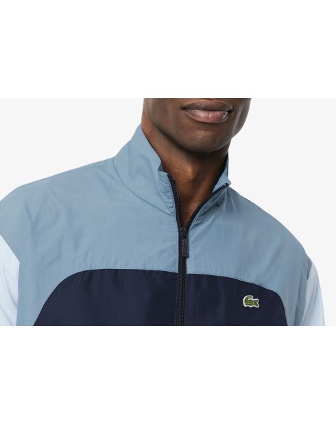 Wasserabweisendes Colorblock-Sweatshirt in Navy/Limest/Stream