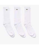 Lot de 3 Paires de chaussettes montantes blanches