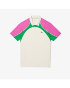 Polo de tenis Laponia/Malva-Calathea Ultra Dry Color Block