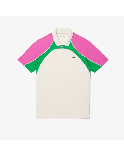 Polo da tennis Lapponia/Malva-Calathea Ultra Dry Color Block