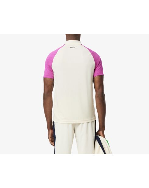 Polo da tennis Lapponia/Malva-Calathea Ultra Dry Color Block