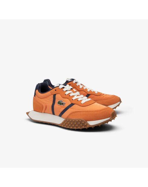 L-Spin Deluxe 3.0 oranje/marineblauwe sneakers