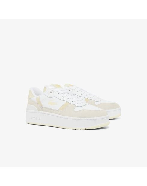 Zapatillas T-Clip Platform blancas/amarillo claro