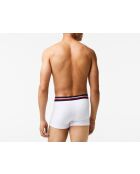 Lot de 3 boxers courts bandes tricolores marine/blanc