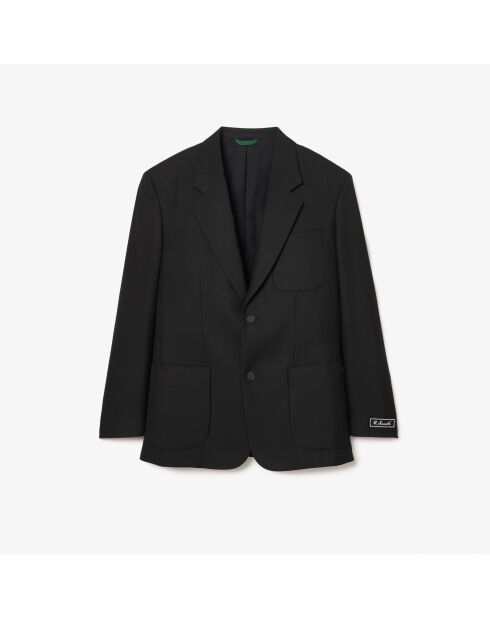 Schwarzer Blazer mit lockerer Passform