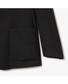 Schwarzer Blazer mit lockerer Passform