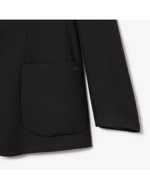 Schwarzer Blazer mit lockerer Passform