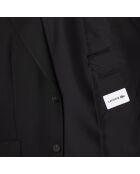 Schwarzer Blazer mit lockerer Passform