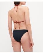 Top da bagno in jersey stampato Iberis/latte