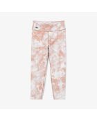 Sport Ultra Dry Stretch-Leggings mit Iberis/Track-Print