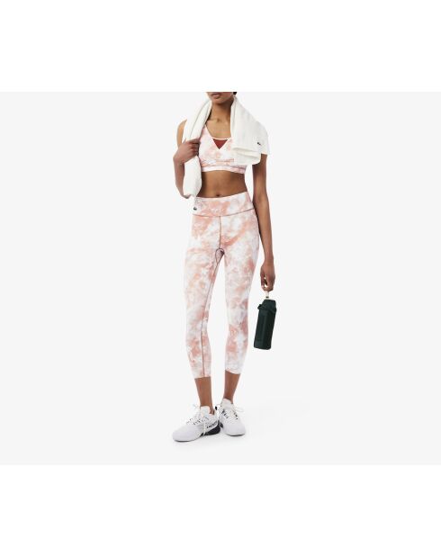 Sport Ultra Dry Stretch-Leggings mit Iberis/Track-Print