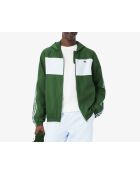 Sportliche Jacke im Colorblock-Design mit grünen/creefarbenen Streifen