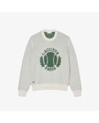 Pullover in cotone Jacquard Heritage della Lapland/verde