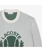 Pullover in cotone Jacquard Heritage della Lapland/verde