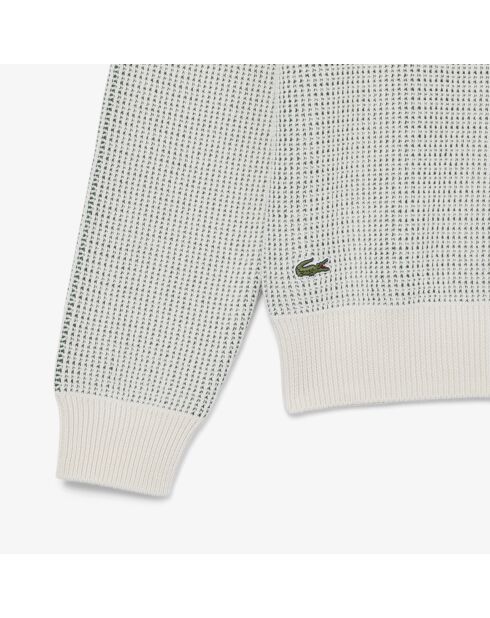 Pullover in cotone Jacquard Heritage della Lapland/verde