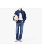 Polo L.12.12 Regular-Fit-Farbblock weiß/liamongrün