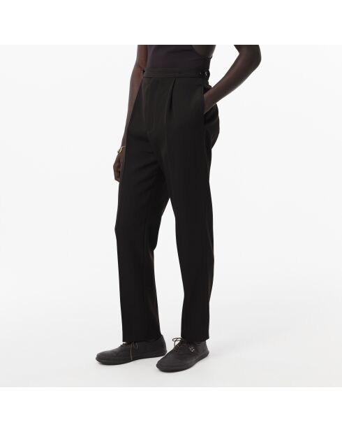 Pantalon plis laine Défilé buffle