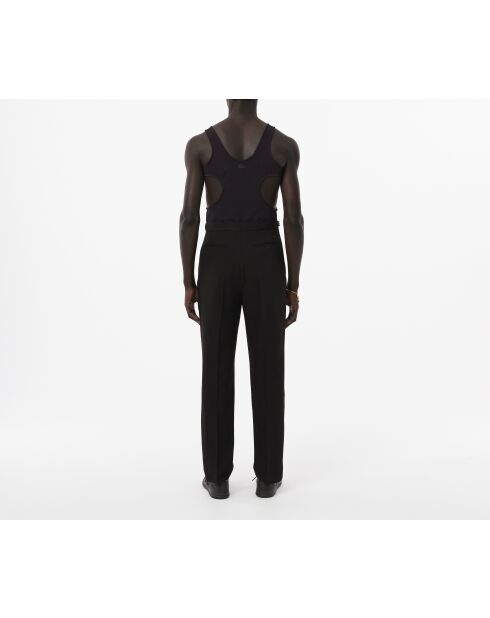 Pantalon plis laine Défilé buffle