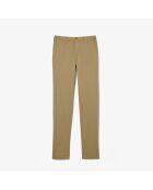 Slim fit chinobroek van stretchkatoen met leeuwenpasvorm