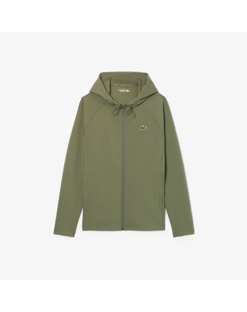 Giacca sportiva traspirante color kaki