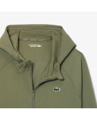 Giacca sportiva traspirante color kaki