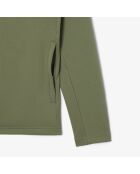 Giacca sportiva traspirante color kaki