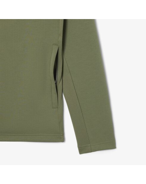 Giacca sportiva traspirante color kaki