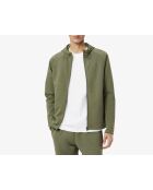 Giacca sportiva traspirante color kaki