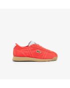 Sneakers Club-Low arancione/blu chiaro