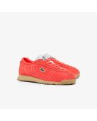Sneakers Club-Low arancione/blu chiaro